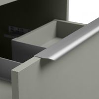 Тумба-умывальник ХОУП 40, 1 дв., подвесная, хаки (под раковину МИРАНДА 40) 1A287101HP9D0 — фото 5, Тумбы под раковину