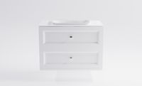 Товар: Тумба Классик 90см 2ящ белый мат., раковина Ретро бел глянц, столешница Solid белый мат. 4631177715839 - фото 1 Тумба Классик 90см 2ящ белый мат., раковина Ретро бел глянц, столешница Solid белый мат. 4631177715839 — фото 1, Тумбы с раковиной