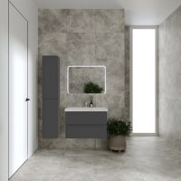 Зеркало VIANT БАЛИ с подсветкой 100х70 арт-VBAL10070-ZLED — фото 1, Зеркала в ванную комнату