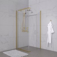 ДШ "Терра-Голд", 90х90, квад., (2 места) арт-Щ0000073933 — фото 4, Квадратные душевые уголки