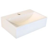 Раковина маленькая GS, 36,5x25x10,5 cm, белая керамика 32576 — фото 1, Раковины