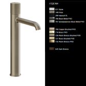 Товар: Смеситель для раковины, Gessi, Habito, RIGATO, тип открывания воды-однорычажный, тип регулирования воды-керамический картридж, монтаж-на раковину/столешницу, отверстия для монтажа-1, высота, мм-336, вынос излива, мм-164, тип излива-неподвижный, донный клапан-отсутствует, тип подводки-гибкая, стандарт подвода воды-3/8", цвет-Brushed Brass PVD арт-70504.727 - фото 1 Смеситель для раковины, Gessi, Habito, RIGATO, тип открывания воды-однорычажный, тип регулирования воды-керамический картридж, монтаж-на раковину/столешницу, отверстия для монтажа-1, высота, мм-336, вынос излива, мм-164, тип излива-неподвижный, донный клапан-отсутствует, тип подводки-гибкая, стандарт подвода воды-3/8", цвет-Brushed Brass PVD арт-70504.727 — фото 1, Смесители для раковины