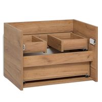 Тумба подвесная с умывальником SKANDI 80 /дуб золотой Крафт/ AQUA DE MARCO 5080CRAFTCSCA/H — фото 5, Тумбы с раковиной