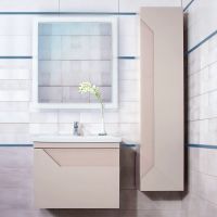 Комплект мебели для ванной Бриклаер БРАЙТОН 60B, бежевый — фото 1, Комплекты мебели для ванной