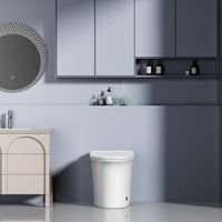 Товар: Унитаз ABBER Bequem AC1125P напольный белый с импульсным смывом - фото 5 Унитаз ABBER Bequem AC1125P напольный белый с импульсным смывом — фото 5, Приставные унитазы