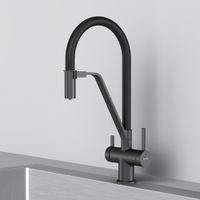 Товар: Func, смеситель для кухни с каналом для питьевой воды и гибким изливом, черн.,черн. излив арт-F8F07822 - фото 5 Func, смеситель для кухни с каналом для питьевой воды и гибким изливом, черн.,черн. излив арт-F8F07822 — фото 5, Смесители для кухни