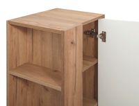 Комод подвесной MELBOURNE 40 /универсальный/дуб/белый/ AQUA DE MARCO 3040WCMEL/V.2.0 — фото 7, Комоды и тумбы для ванной комнаты