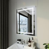 Зеркало Бриклаер Эстель-2 60 с подсветкой LED, сенсор на зеркале 4627125414299 — фото 1, Зеркала в ванную комнату