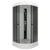 ДК Грэй-Вайт 90*90 А (7 мест+сифон D50, декор.крышка) арт-Щ0000067300 — фото 3, Душевые кабины