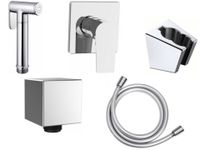 Набор смесителя с гигиеническим душем Aquanet Static 1.03 (с внутренней частью) 00257146 — фото 1, Смеситель для душа