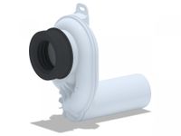 ГАЛА Сифон для писсуара горизонтальный, САНТЕК 1WH302086 — фото 1, Писсуары