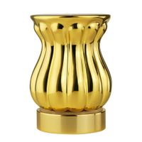 OLIVIA Стакан настольный, керамика золото/золото 24656 — фото 1, Стаканы для зубных щеток