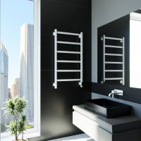 Товар: Полотенцесушитель электрический Grota Soffi K 530х1000 белый Soffi K 530х1000 RAL9016 EL - фото 2 Полотенцесушитель электрический Grota Soffi K 530х1000 белый Soffi K 530х1000 RAL9016 EL — фото 2, Электрические полотенцесушители