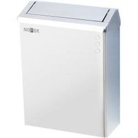 Контейнер для мусора настенный из нержавеющей стали белый 23 л. С крышкой 14078.W — фото 1, Мусорные ведра