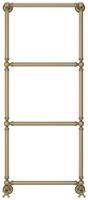Полотенцесушитель водяной Сунержа Ренессанс 1304 1260х500 Золотой шёлк арт-32-0280-1250 — фото 1, Водяные полотенцесушители