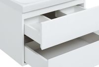 Мебель для ванной Aquanet Беркли 60 белый/дуб рошелье (зеркало белое) арт-00258905 — фото 7, Комплекты мебели для ванной