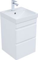 Тумба под раковину Aquanet Слим 40 белый сатин арт-00346045 — фото 2, Тумбы под раковину