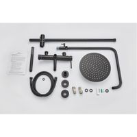 Стойка для душа Milacio Ultra ( ) черный матовый арт-MCU.151.MB — фото 7, Душевые стойки