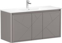 Тумба под раковину Allen Brau Paris 120 1.360004.PGM платина матовый — фото 1, Тумбы под раковину