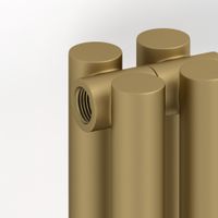 Отопительный радиатор Сунержа Эстет-11 500х1080 24 секции Матовое золото арт-032-0302-5024 — фото 1, Радиаторы отопления