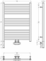 Товар: Полотенцесушитель комбинированный Сунержа Богема EU50+ 3.0 прямая 800х500 Без покрытия 00-0720-8050 - фото 3 Полотенцесушитель комбинированный Сунержа Богема EU50+ 3.0 прямая 800х500 Без покрытия 00-0720-8050 — фото 3, Электрические полотенцесушители