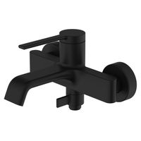 Смеситель для ванны и душа Azario VINCENTE с ручным душем, керамический картридж, черный матовый арт-AZ-VRZ2338326PA — фото 1, Смеситель для ванны