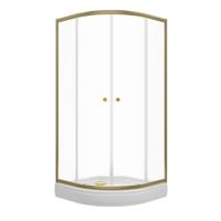 Товар: ДО "Альфа-Голд" 90х90, 1/4 круга, низ. подд. (2 места+сифонD90мм) арт-Щ0000073921 - фото 3 ДО "Альфа-Голд" 90х90, 1/4 круга, низ. подд. (2 места+сифонD90мм) арт-Щ0000073921 — фото 3, Душевые уголки четверть круга