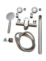 Товар: Agger Zest смеситель для ванны однорычажный универсальный с душевым набором, никель матовый арт-A0721133 - фото 4 Agger Zest смеситель для ванны однорычажный универсальный с душевым набором, никель матовый арт-A0721133 — фото 4, Смеситель для ванны