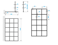 Ограждение MUZA T80 душевое Ceruttispa без поддона (80x195) — фото 3, Душевые уголки трапеция