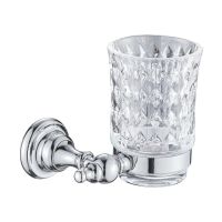 Стакан для ванной комнаты Rose RG1112, хром — фото 1, Стаканы для зубных щеток