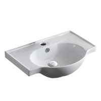 Раковина Azario 63х47,5х22 подвесная, белая арт-TEO-60 — фото 3, Раковины подвесные