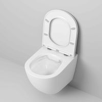 Товар: Унитаз подвесной Grossman (490х360х350) безободковый,белый с тонкой крышкой,микролифт,1 место арт-GR-4455S - фото 6 Унитаз подвесной Grossman (490х360х350) безободковый,белый с тонкой крышкой,микролифт,1 место арт-GR-4455S — фото 6, Подвесные унитазы