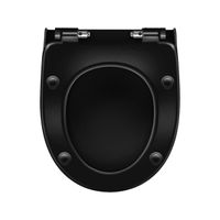 Сиденье BERGES Real slim SO Black арт-010403 — фото 4, Сиденья для унитаза