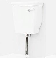 Механизм смыва Artceram HERMITAGE со средней трубой цвет хром арт-HEA013 71 — фото 2, Комплектующие для туалета