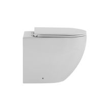 Унитаз ABBER Bequem AC1111TMW приставной белый матовый, безободковый, смыв торнадо — фото 11, Приставные унитазы