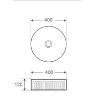 Раковина Grossman GR-3060 (400х400х120) белая,1 место — фото 3, Раковины накладные