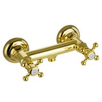 LADY См-ль д/душа внешний, выход М1/2", золото 18853 — фото 1, Смеситель для душа