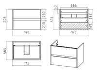 Тумба под раковину арт-Э-Али01075-011П2Я — фото 4, Тумбы под раковину