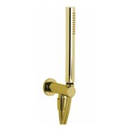 Душевой набор, Fima Carlo Frattini, Handshowers, форма лейки-цилиндрическая, держатель для душа-есть, шланг-есть, длина шланга, мм-1500, шланговое подключение-есть, цвет-брашированный шампань арт-F2287/4NOTHS — фото 1, Душевые гарнитуры на штанге