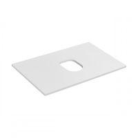 Столешница ЛИБЕРТИ 70, белый глянец 1A281203LY010 — фото 1, Столешницы под раковину