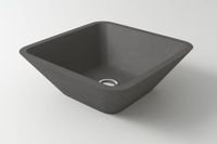 Раковина SATURN Nano Concrete 42,5 Х 42,5 2.02.004.44.4 — фото 1, Раковины накладные