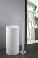 Смеситель ABBER Daheim AF8241SP напольный для раковины, сатин — фото 2, Смесители напольные