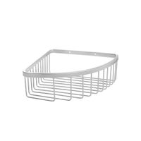 Полка угловая одноэтажная Fixsen нержавеющая сталь арт-FX-842 — фото 1, Полки для ванной и душа