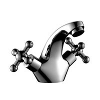 G02 Смеситель для раковины, монолит.излив 84мм, р/ДВ, хром, ROS, арт-G02-61 — фото 1, Смесители для раковины