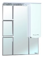 Мари-85 зеркало-шкаф белое прав. (свет) 4612914001019 — фото 1, Зеркальные шкафы в ванную