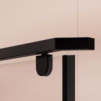 Душевой уголок RGW PA-081B 100x100, профиль черный, стекло прозрачное/6 мм, арт-35088100-14 — фото 6, Душевые уголки трапеция