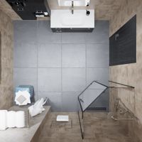 ДШ "Дека-Блэк", 90х90, пятиуг., (2 места) арт-Щ0000059783 — фото 10, Душевые уголки трапеция