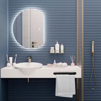 Зеркало с LED-подсветкой MOON (60*80) /AQUA DE MARCO Moon60/80 — фото 3, Зеркала в ванную комнату