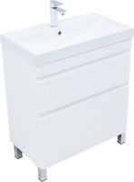 Товар: Тумба под раковину Aquanet Слим 70 напольная, белый сатин 00346043 - фото 2 Тумба под раковину Aquanet Слим 70 напольная, белый сатин 00346043 — фото 2, Тумбы под раковину