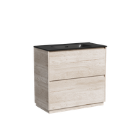 Тумба под раковину SANCOS Libra Floor напольная, 890х450х840, c двумя ящиками оснащенными доводчиками, дуб галифакс натуральный, арт. арт-LB90FEG — фото 7, Тумбы под раковину